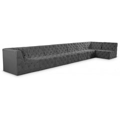 Tuft Velvet Modular Sectional