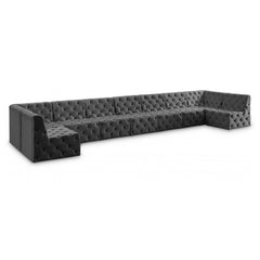 Tuft Velvet Modular Sectional