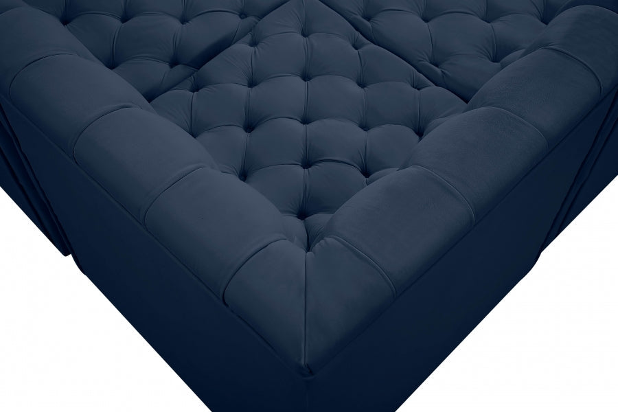 Tuft Velvet Modular Sectional