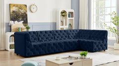 Tuft Velvet Modular Sectional