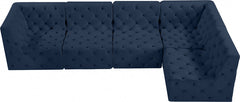 Tuft Velvet Modular Sectional