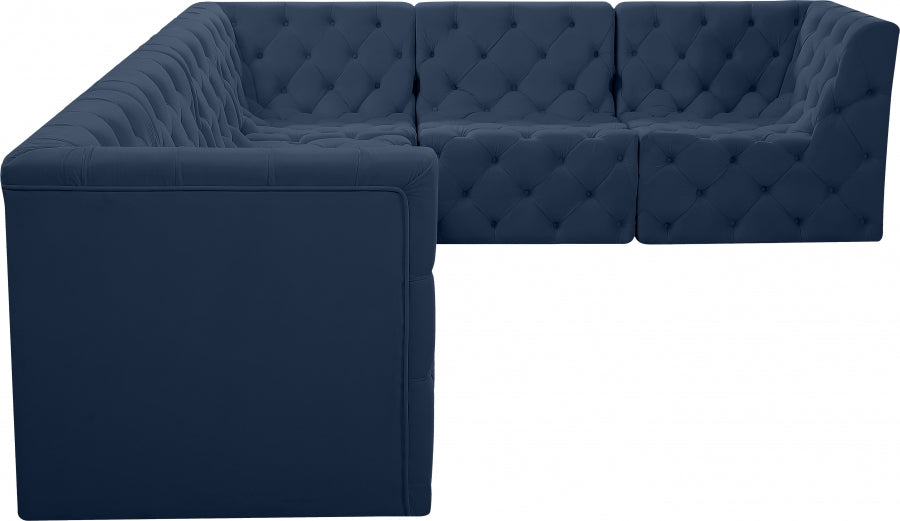 Tuft Velvet Modular Sectional