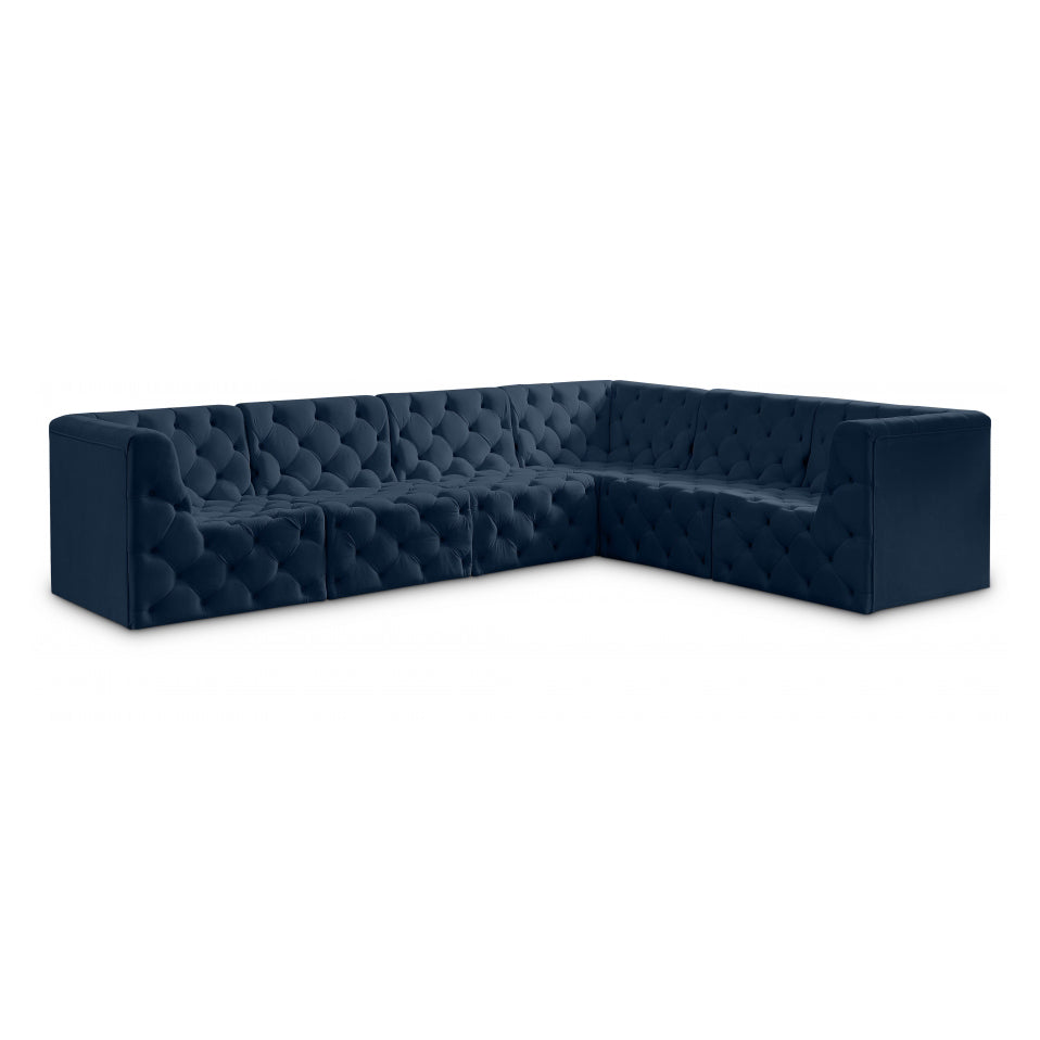 Tuft Velvet Modular Sectional