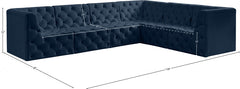 Tuft Velvet Modular Sectional