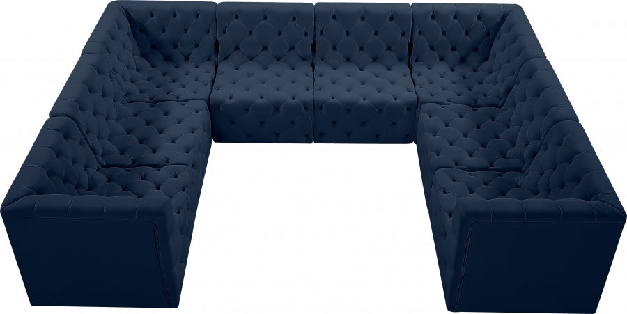 Tuft Velvet Modular Sectional