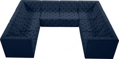 Tuft Velvet Modular Sectional