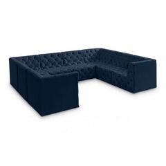 Tuft Velvet Modular Sectional