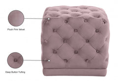 Stella Velvet Ottoman | Stool