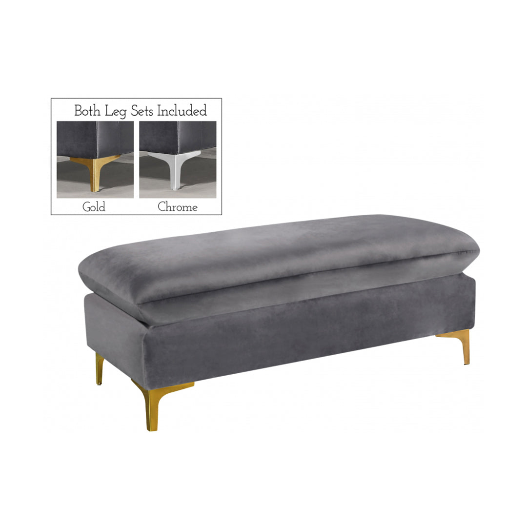 Naomi Velvet Reversible Sectional