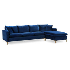 Naomi Velvet Reversible Sectional