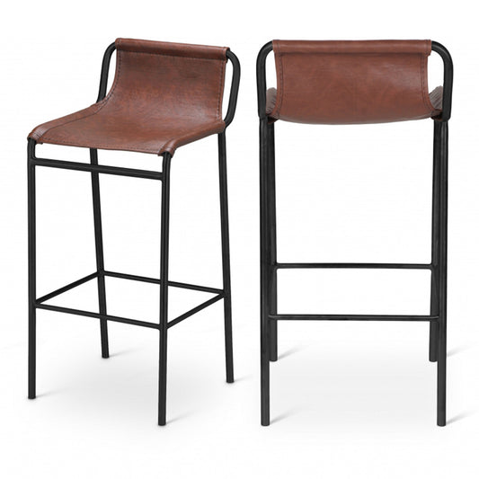 Dax Faux Leather Counter Stool