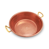 Mauviel M'PASSION Hammered Copper Jam Pan With Brass Handles