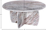Formentera Coffee Table - Handcrafted Marble Elegance with Unique Design for Modern Living Spaces