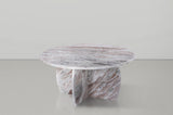 Formentera Coffee Table - Handcrafted Marble Elegance with Unique Design for Modern Living Spaces