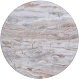 Formentera End Table - Handcrafted Marble Elegance with Unique Design for Modern Living Spaces