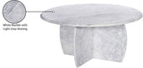 Formentera Coffee Table - Handcrafted Marble Elegance with Unique Design for Modern Living Spaces