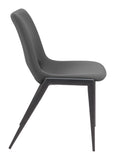 Desi Armless Dining Chair (Set of 2) Black