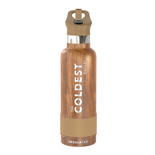 Water Bottle Executive Wood