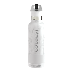 Sports Water Bottle Carrara Marble