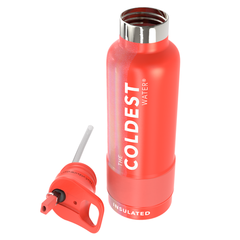 Sports Water Bottle Mars Red Glitter