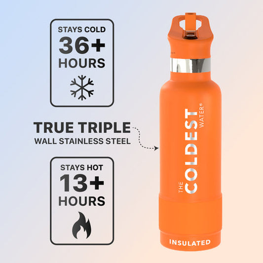 Sports Water Bottle Jupiter Orange