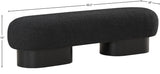 Robertson Opulent Boucle Fabric Bench – Timeless Art Deco Elegance for Entryway or Living Room