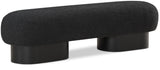Robertson Opulent Boucle Fabric Bench – Timeless Art Deco Elegance for Entryway or Living Room