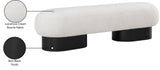 Robertson Opulent Boucle Fabric Bench – Timeless Art Deco Elegance for Entryway or Living Room