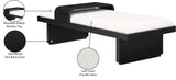 Arlington Bench - Luxurious Chenille Upholstered Seating with Sliding Tray for Modern Spaces