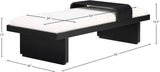 Arlington Bench - Luxurious Chenille Upholstered Seating with Sliding Tray for Modern Spaces