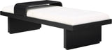 Arlington Bench - Luxurious Chenille Upholstered Seating with Sliding Tray for Modern Spaces