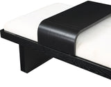 Arlington Bench - Luxurious Chenille Upholstered Seating with Sliding Tray for Modern Spaces