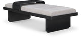 Arlington Bench - Luxurious Chenille Upholstered Seating with Sliding Tray for Modern Spaces