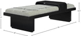 Arlington Bench - Luxurious Chenille Upholstered Seating with Sliding Tray for Modern Spaces