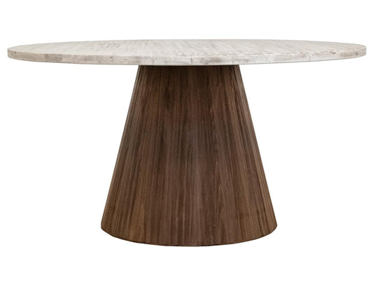 Sahara Round Dining Table | Organic Modern Mango Wood