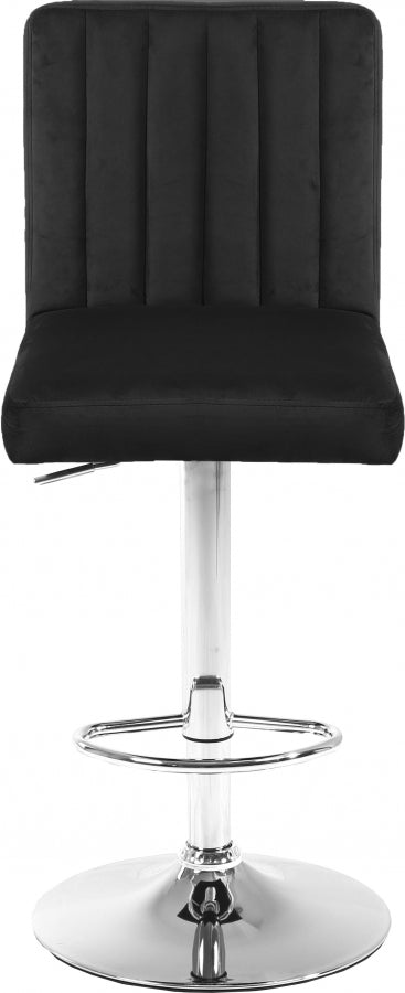 Joel Velvet Adjustable Bar | Counter Stool