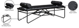 Gatsby Vegan Leather Bench – Elegant Contemporary Design with Soft Cushions for Stylish Spaces