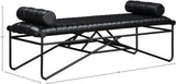 Gatsby Vegan Leather Bench – Elegant Contemporary Design with Soft Cushions for Stylish Spaces