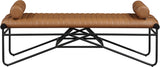 Gatsby Vegan Leather Bench – Elegant Contemporary Design with Soft Cushions for Stylish Spaces