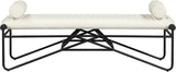 Gatsby Vegan Leather Bench – Elegant Contemporary Design with Soft Cushions for Stylish Spaces