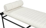 Gatsby Vegan Leather Bench – Elegant Contemporary Design with Soft Cushions for Stylish Spaces