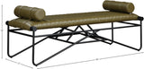 Gatsby Vegan Leather Bench – Elegant Contemporary Design with Soft Cushions for Stylish Spaces