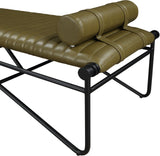 Gatsby Vegan Leather Bench – Elegant Contemporary Design with Soft Cushions for Stylish Spaces