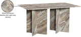 Verona Dining Table - Handcrafted Black Marble with Unique Base for Timeless Elegance and Style