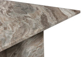 Verona Dining Table - Handcrafted Black Marble with Unique Base for Timeless Elegance and Style