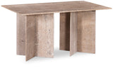 Verona Dining Table - Handcrafted Black Marble with Unique Base for Timeless Elegance and Style
