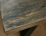 Loft Brown Rectangular Dining Table | Solid Pine Wood