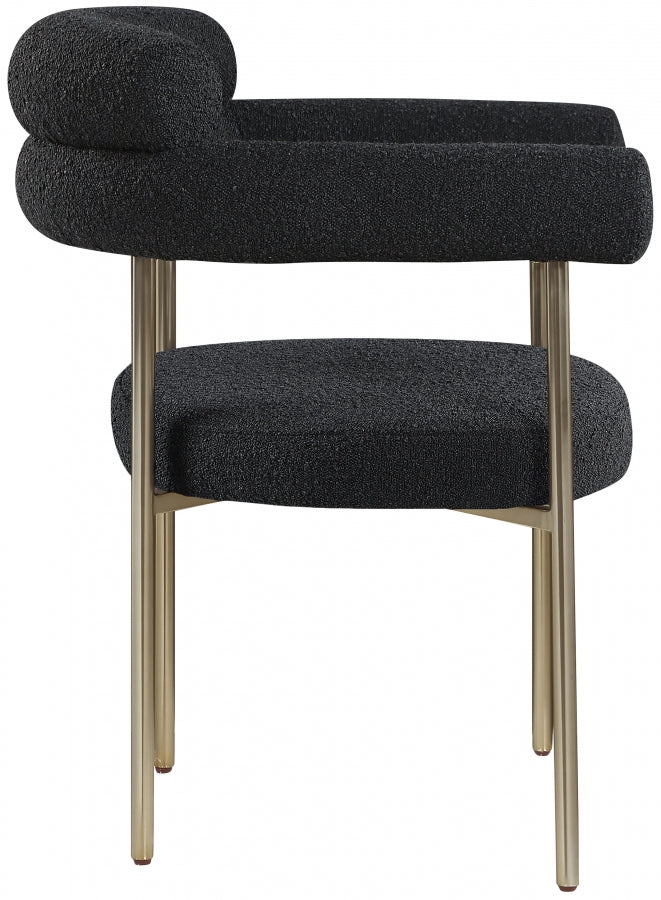 Blake Boucle Fabric Dining Chair