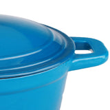 BergHOFF Neo Cast Iron 3qt. Round Dutch Oven 8" with Lid, Blue