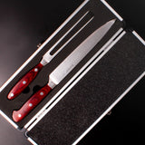 BergHOFF Pakka Wood 3Pc Stainless Steel Carving Set with Case